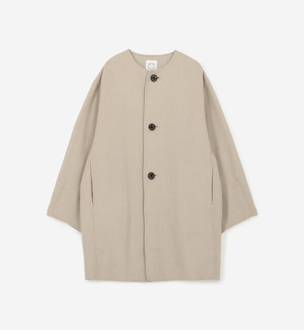 ORCIVAL「ORCIVAL | リバーウール ノーカラーコート WOMEN」|ノーカラーコート|
