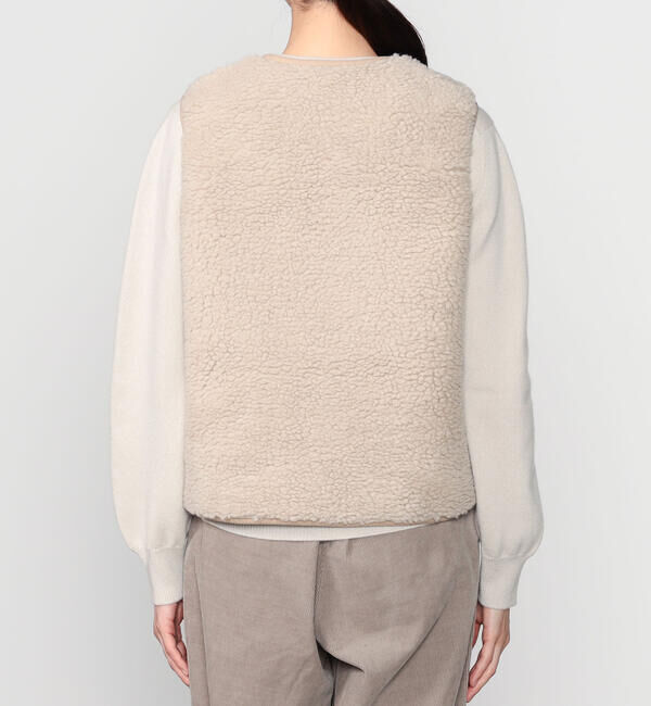 ORCIVAL「ORCIVAL | ボアフリース ノーカラーベスト WOMEN」|その他|