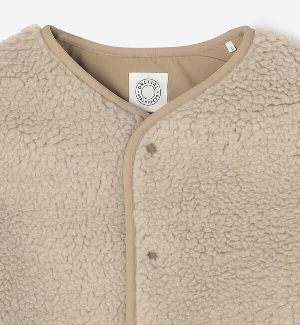 ORCIVAL「ORCIVAL | ボアフリース ノーカラーベスト WOMEN」|その他|