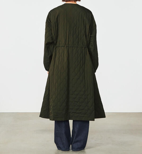 ORCIVAL「ORCIVAL | キルティング ロングコート WOMEN」|ノーカラーコート|