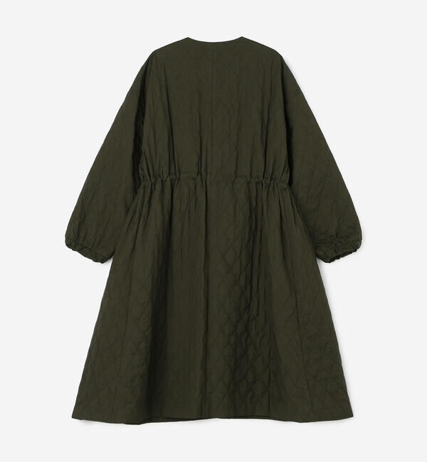 ORCIVAL「ORCIVAL | キルティング ロングコート WOMEN」|ノーカラーコート|