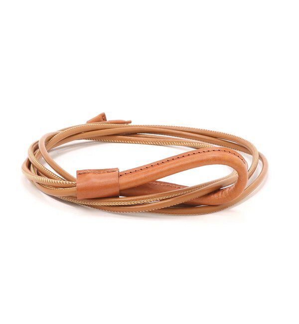  「レザーロープベルト」|ベルト|