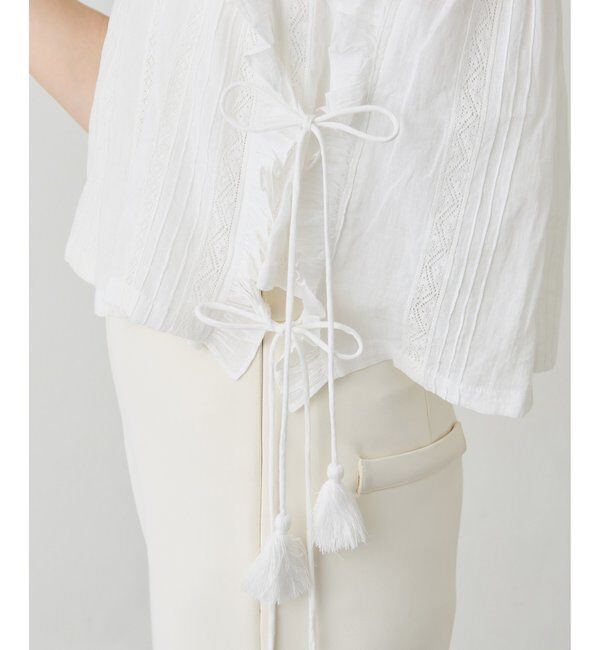 「レースタッセルブラウス」|シャツ・ブラウス|