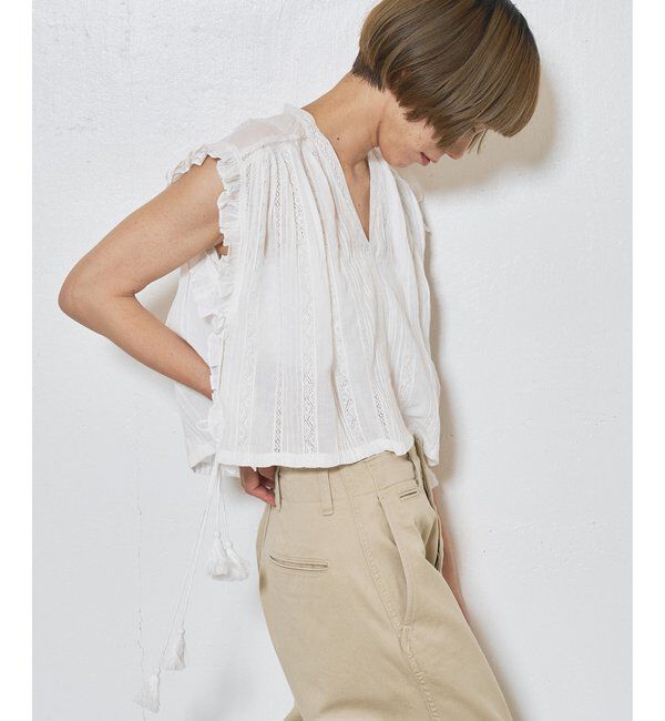  「レースタッセルブラウス」|シャツ・ブラウス|