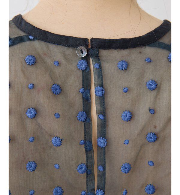  「ドットシアーブラウス」|シャツ・ブラウス|