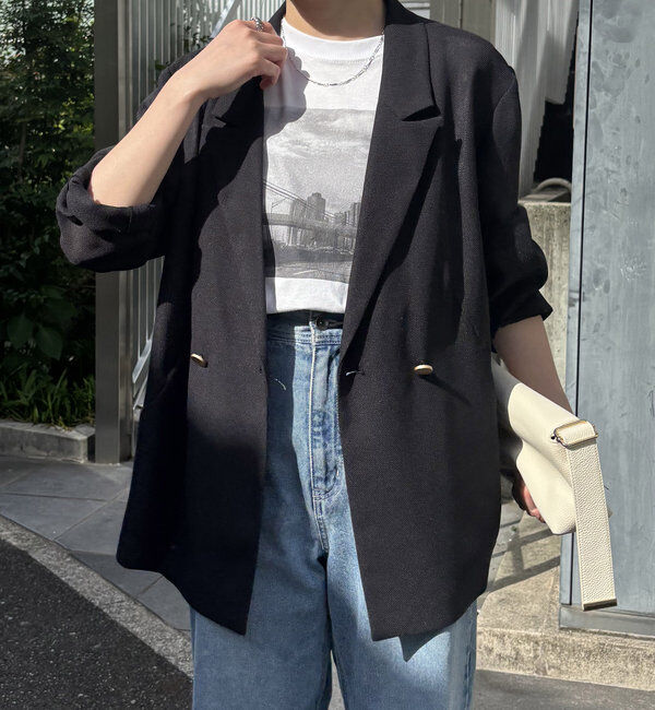  「メッシュジャケット」|スーツ|ブラック