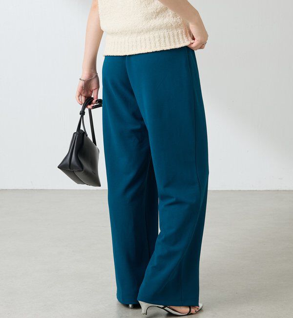  「フロントジップカットジョーゼットパンツ」|チノ|