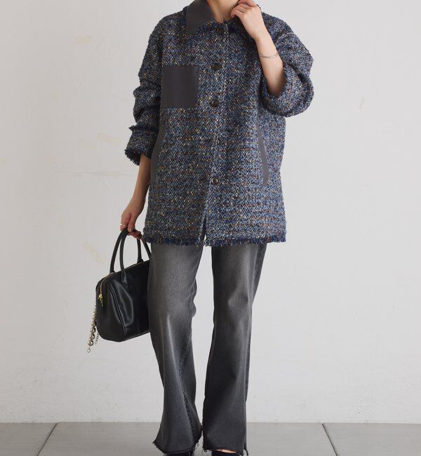  「ツイードカバーオールジャケット」|ベスト・ジレ|