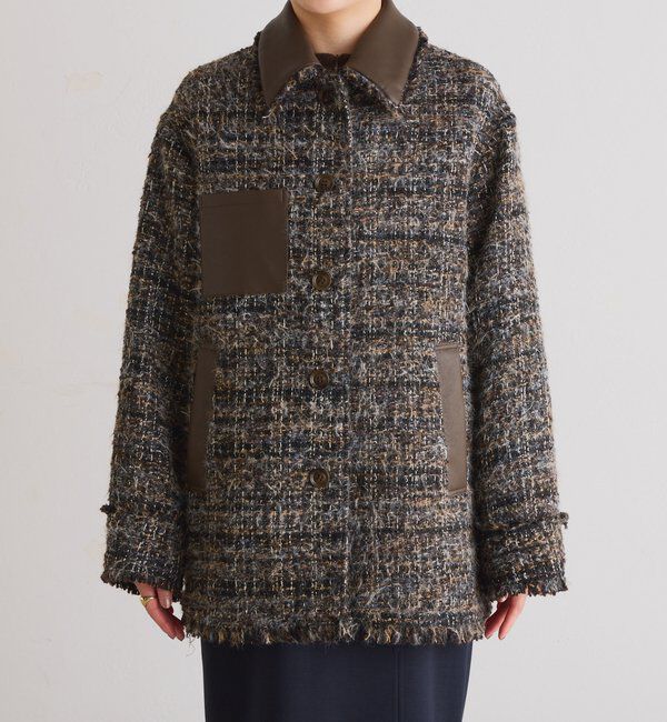  「ツイードカバーオールジャケット」|ベスト・ジレ|