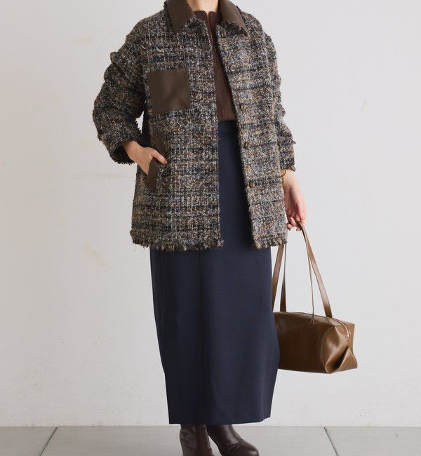  「ツイードカバーオールジャケット」|ベスト・ジレ|