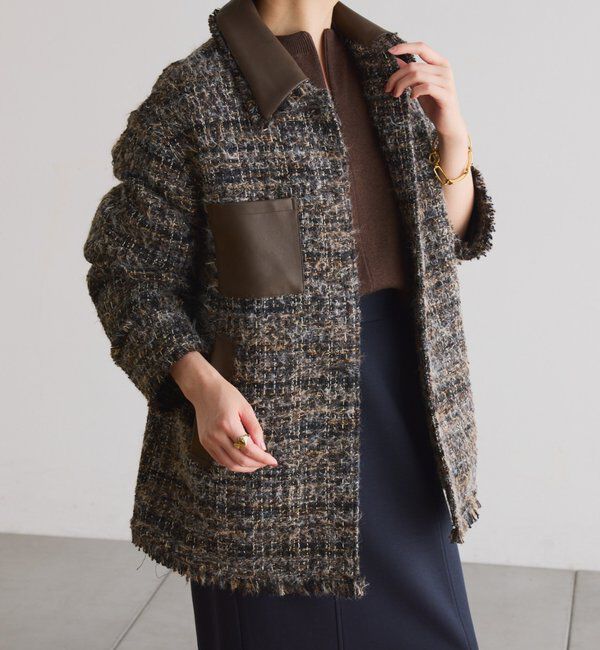  「ツイードカバーオールジャケット」|ベスト・ジレ|