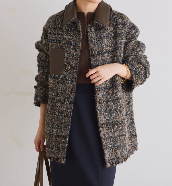  「ツイードカバーオールジャケット」|ベスト・ジレ|