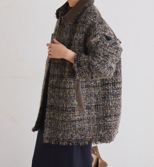  「ツイードカバーオールジャケット」|ベスト・ジレ|
