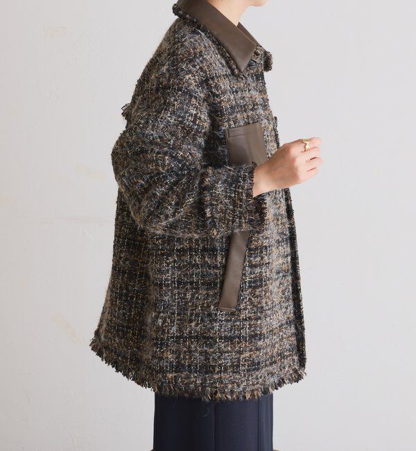  「ツイードカバーオールジャケット」|ベスト・ジレ|