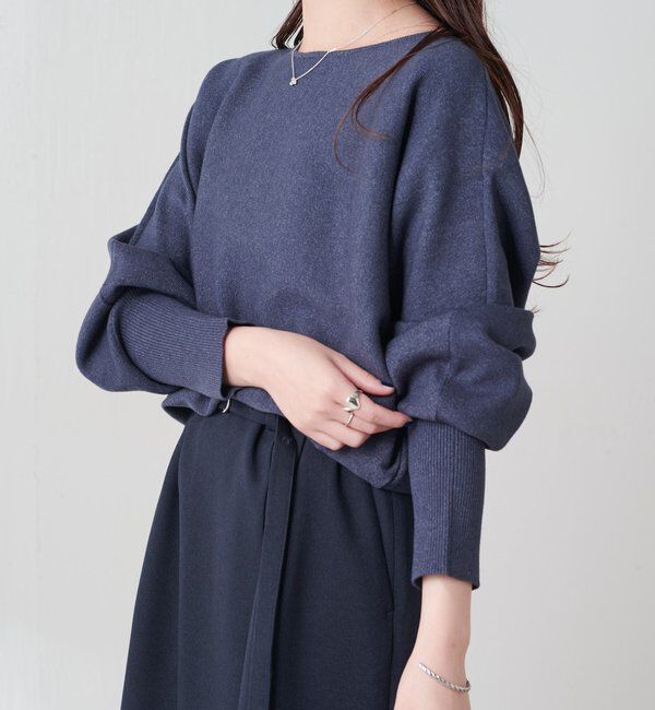  「袖リブ２WAYドルマンニット」|ニット・セーター|