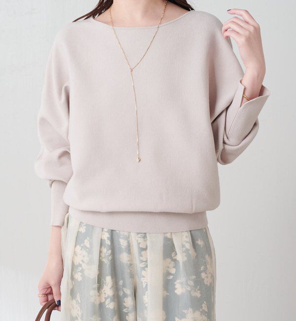  「袖リブ２WAYドルマンニット」|ニット・セーター|