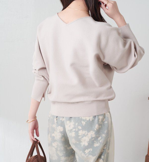  「袖リブ２WAYドルマンニット」|ニット・セーター|