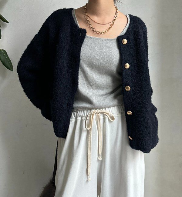  「スクエアニットタンク」|ニット・セーター|