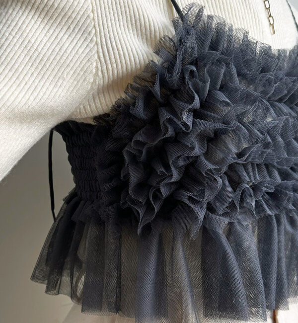  「【新色追加】チュールビスチェ」|シャツ・ブラウス|