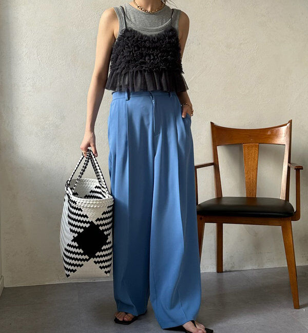  「【新色追加】チュールビスチェ」|シャツ・ブラウス|