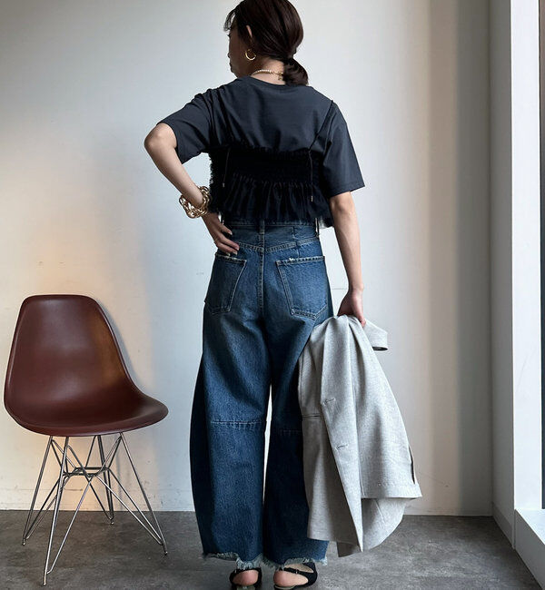  「【新色追加】チュールビスチェ」|シャツ・ブラウス|