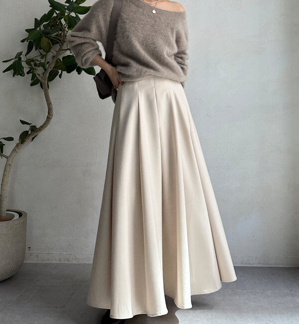  「タックフレアスカート」|スカート|