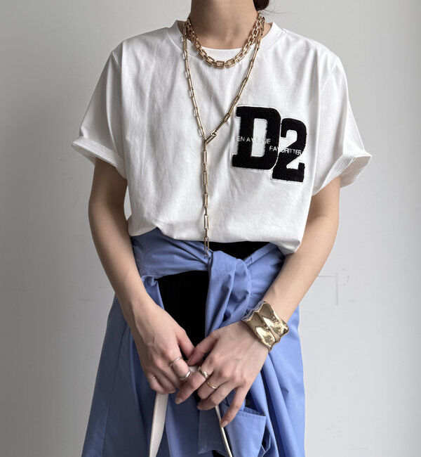  「サガラ刺繍D2ワッペンTEE」|Tシャツ・カットソー|