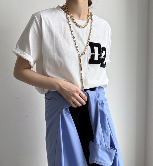  「サガラ刺繍D2ワッペンTEE」|Tシャツ・カットソー|