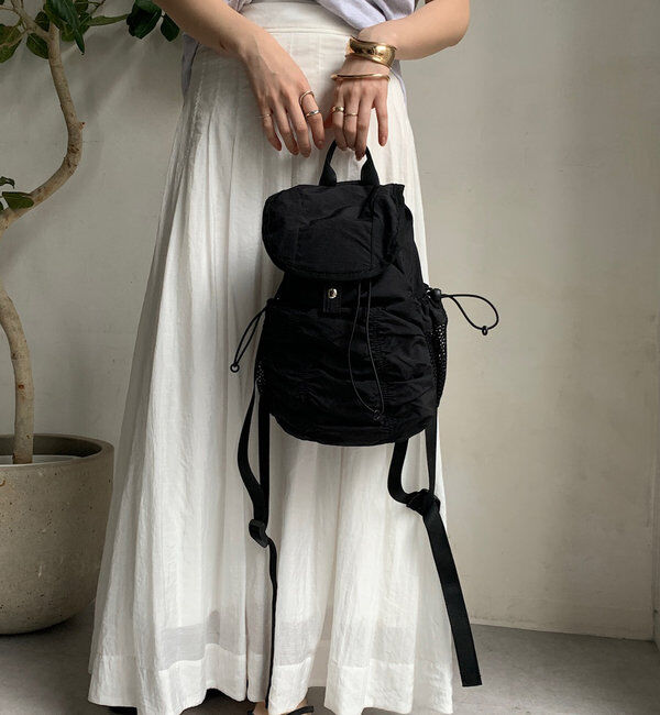  「【WEB限定】パッカブルリュック」|トートバッグ|ブラック