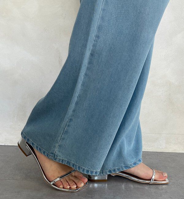  「スクエアストラップサンダル」|サンダル|