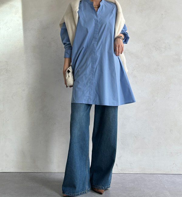  「チュニックフレアブラウス」|シャツ・ブラウス|