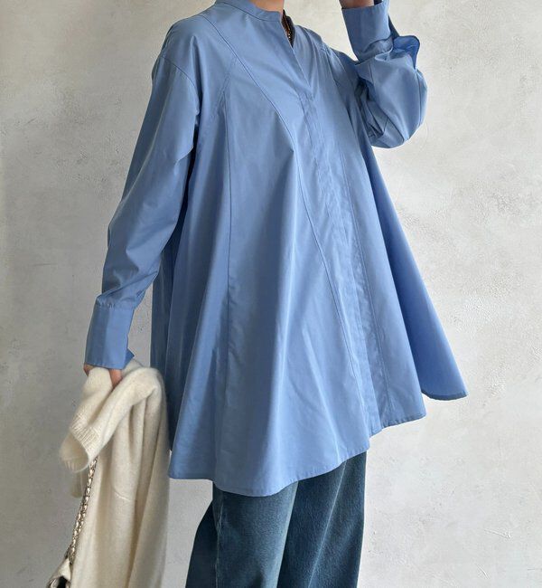  「チュニックフレアブラウス」|シャツ・ブラウス|
