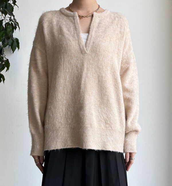  「深Vスリットニット」|ニット・セーター|