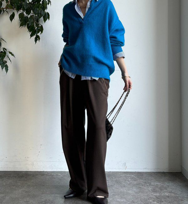  「深Vスリットニット」|ニット・セーター|