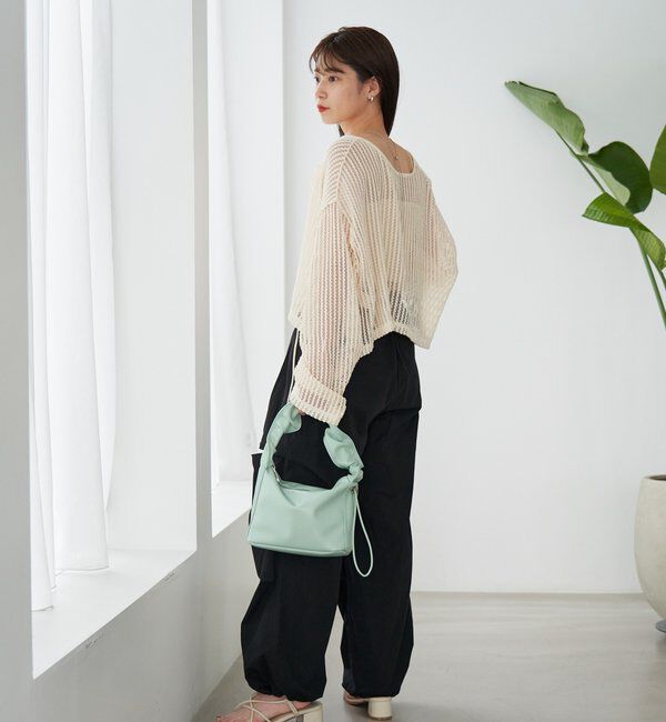  「【WEB限定/2サイズ展開】カットレースカーディガン」|Tシャツ・カットソー|