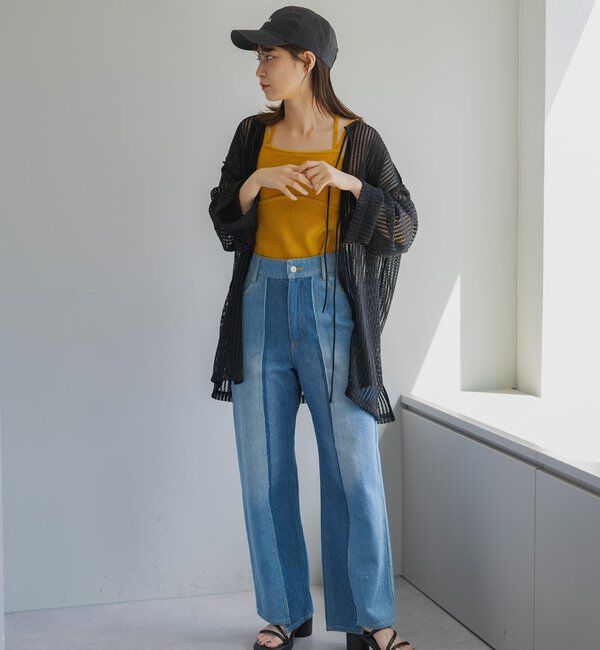  「【WEB限定/2サイズ展開】カットレースカーディガン」|Tシャツ・カットソー|