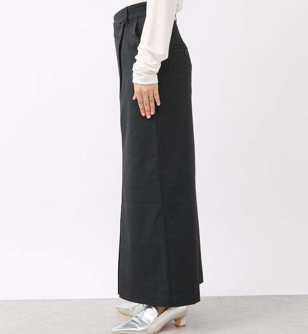  「【さり気ない存在感】ラップスラックススカート」|スカート|