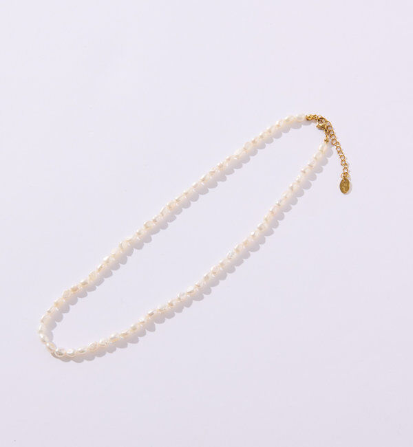  「【R.good(アールドットグッド)】パールショートネックレス」|リング|