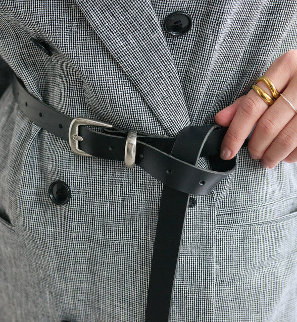  「【MONN.:.(モン)】ナローベルト」|ベルト|