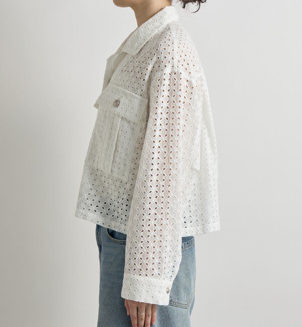  「【着映え◎】レースワークジャケット」|その他|