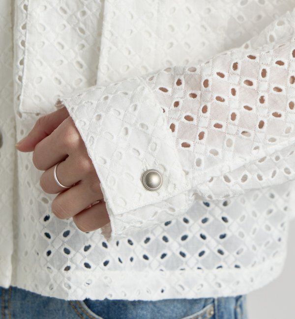  「【着映え◎】レースワークジャケット」|その他|