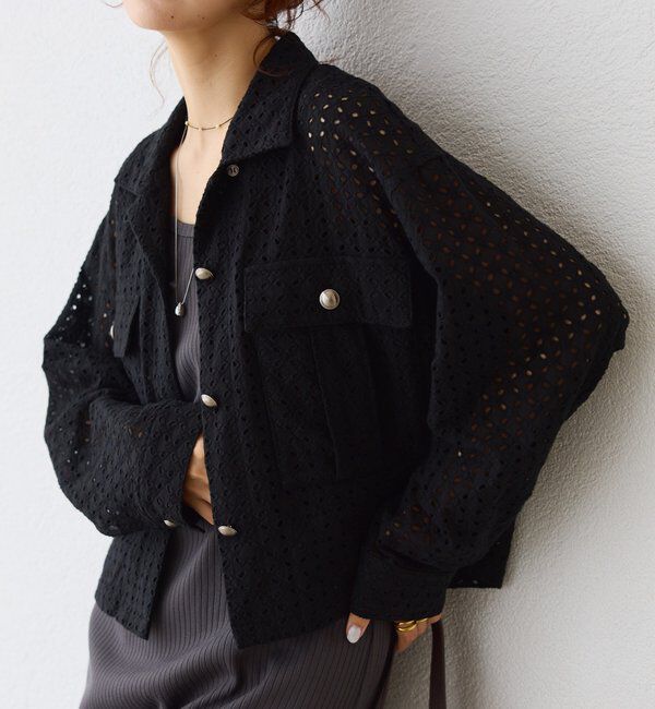  「【着映え◎】レースワークジャケット」|その他|