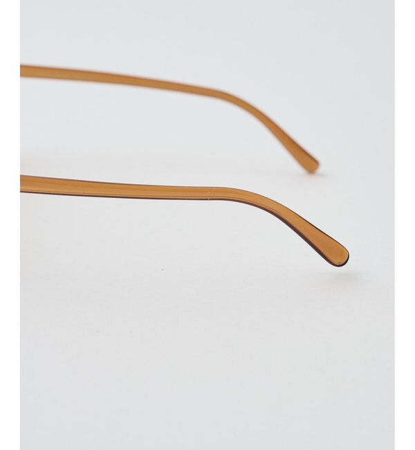  「【ショルダーケース付き】クリアフレームサングラス」|サングラス|