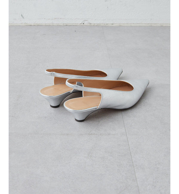  「【2.718】ポインテッドスリングバック」|パンプス|