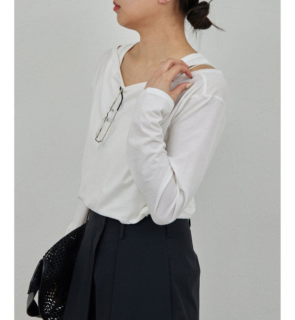  「レイヤードカットソー」|Tシャツ・カットソー|