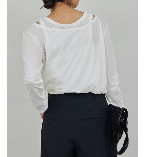  「レイヤードカットソー」|Tシャツ・カットソー|