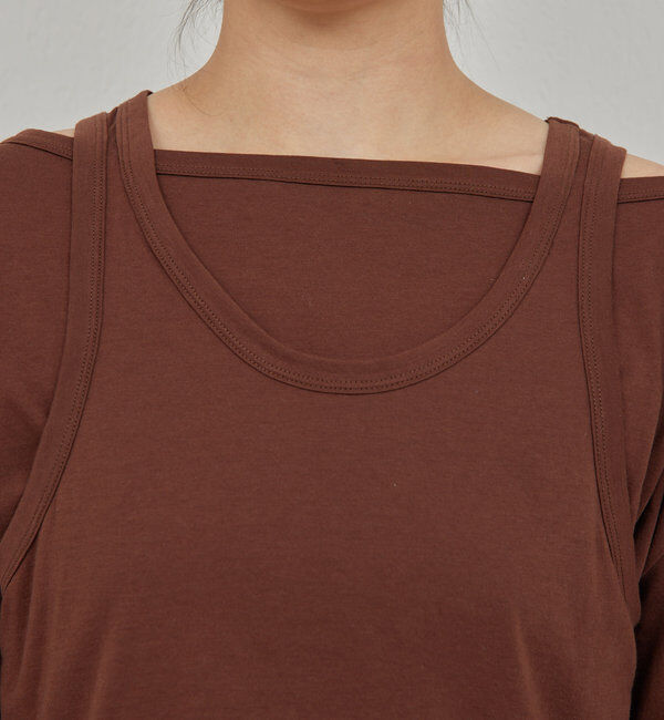  「レイヤードカットソー」|Tシャツ・カットソー|