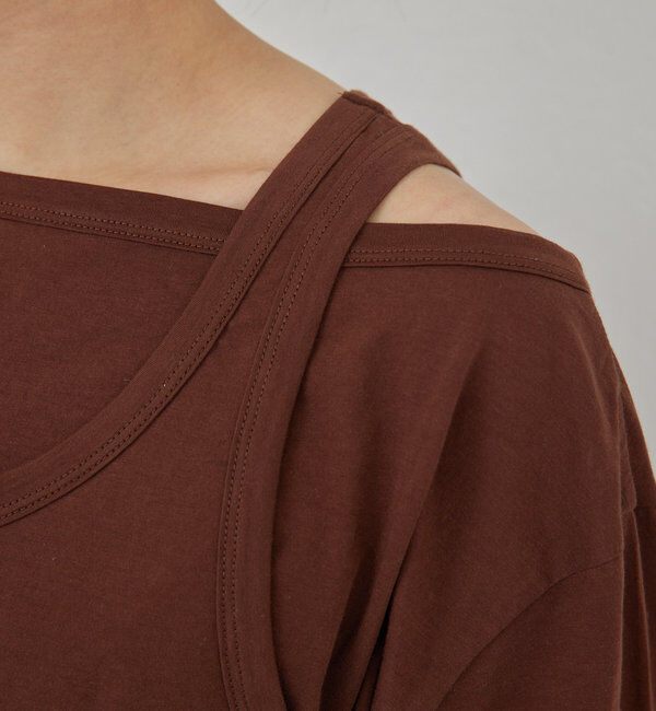  「レイヤードカットソー」|Tシャツ・カットソー|