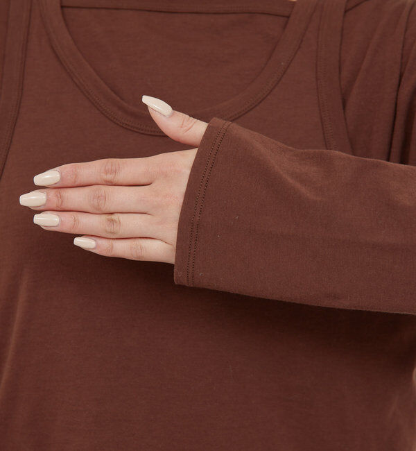  「レイヤードカットソー」|Tシャツ・カットソー|