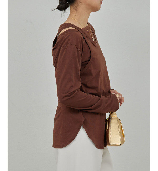  「レイヤードカットソー」|Tシャツ・カットソー|